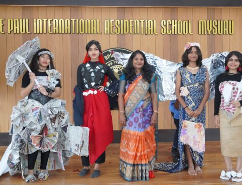 INTER HOUSE – BEST OUT OF WASTE -OUTFIT DESIGNING COMPETITION